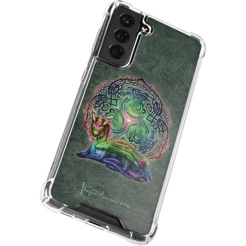 Brigid Ashwood Celtic Dragon Galaxy S21 FE Clear Case